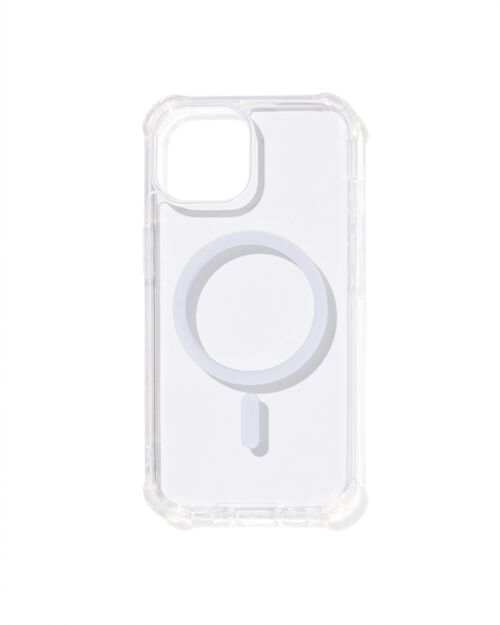 coque souple avec MagSafe pour iPhone 15 transparent