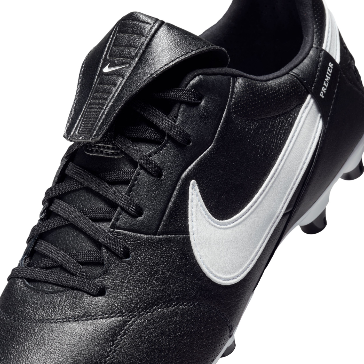 Nike Premier III Gras Voetbalschoenen (FG) Zwart Wit Zwart