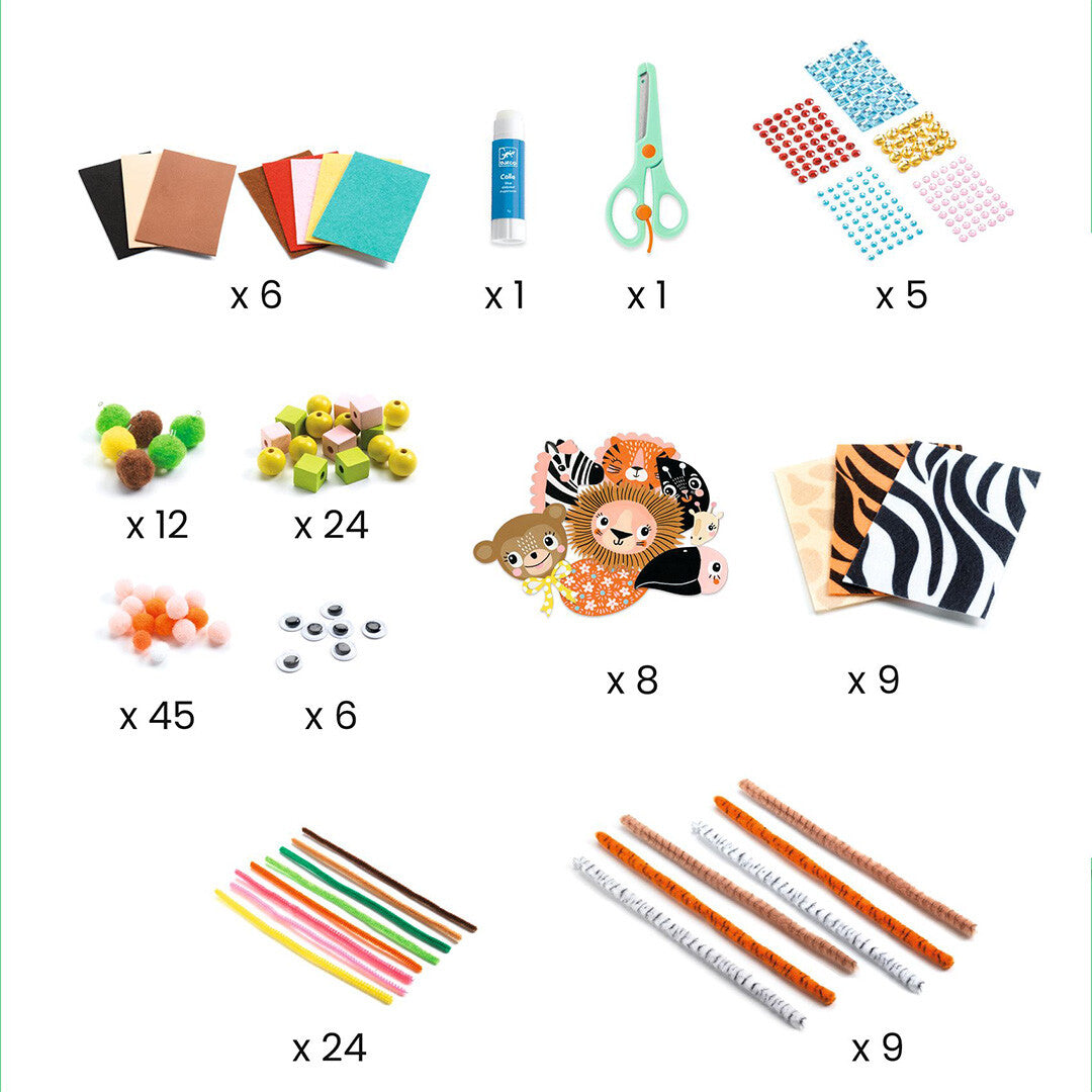 Djeco knutselset jungledieren