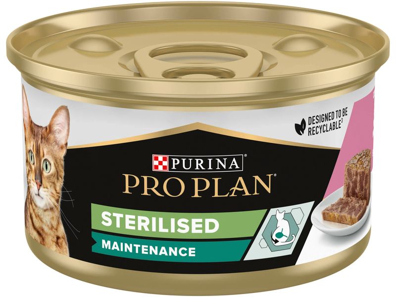 Purina Pro Plan Sterilised Maintenance mit Thunfisch und La Alleinfuttermittel für ausgewachsene kastrierte Katzen