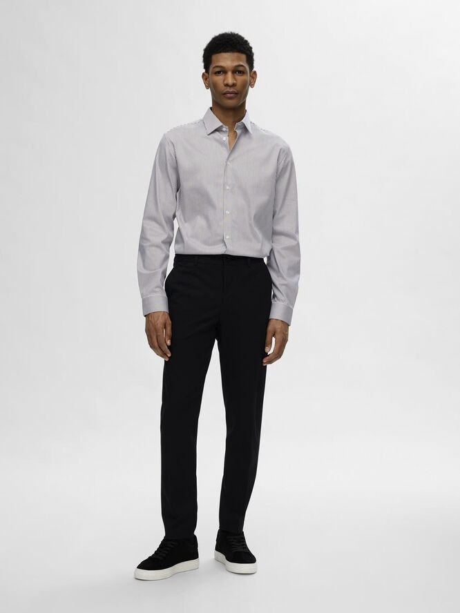 Selected Homme SLHSLIM-PERFORMANCE SHIRT LS NOOS Kalamata/stripes