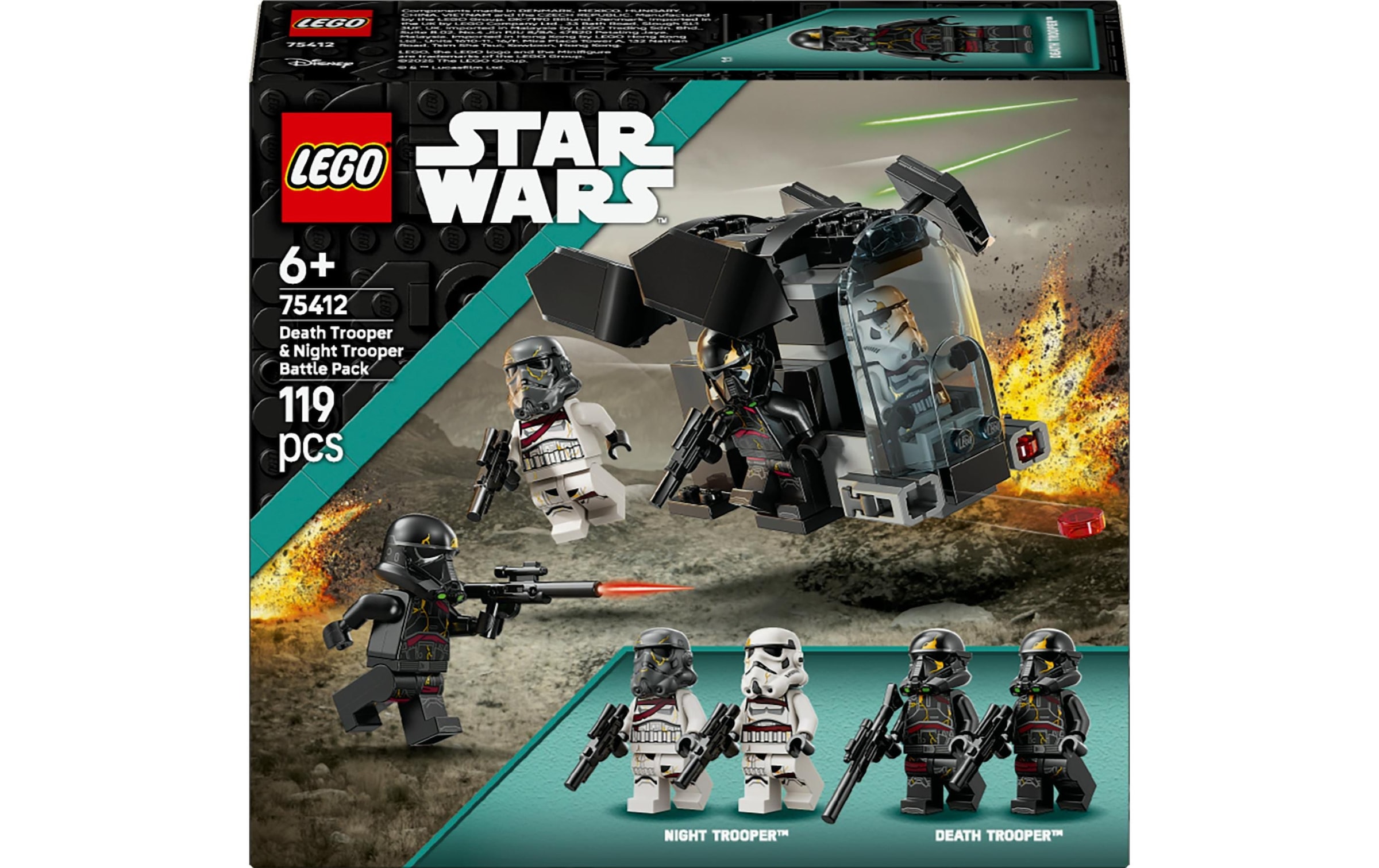 LEGO® Spielbausteine »Star Wars Todestruppler & Nachttruppler Battle Pack 75412«