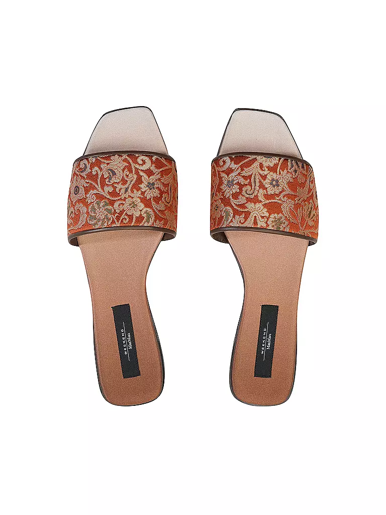 WEEKEND MAX MARA Sandalen - Pantoletten CORVINO kupfer