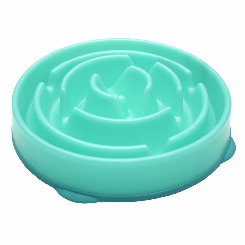 Outward Hound Fun Feeder Drop Voerbak Turquoise Medium22 x 22 x 5 cm