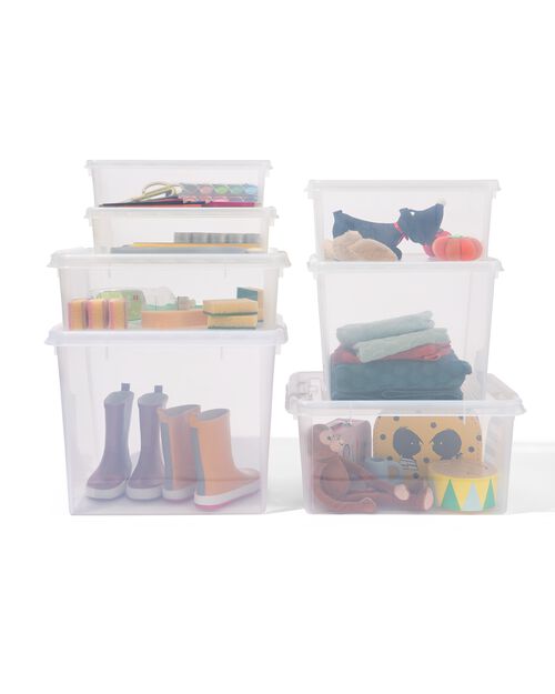 boîte de rangement 32L London transparent 50x39x26
