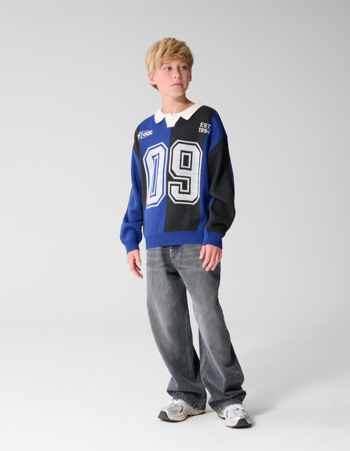 Ultra Baggy Fit Jeans Donkergrijs