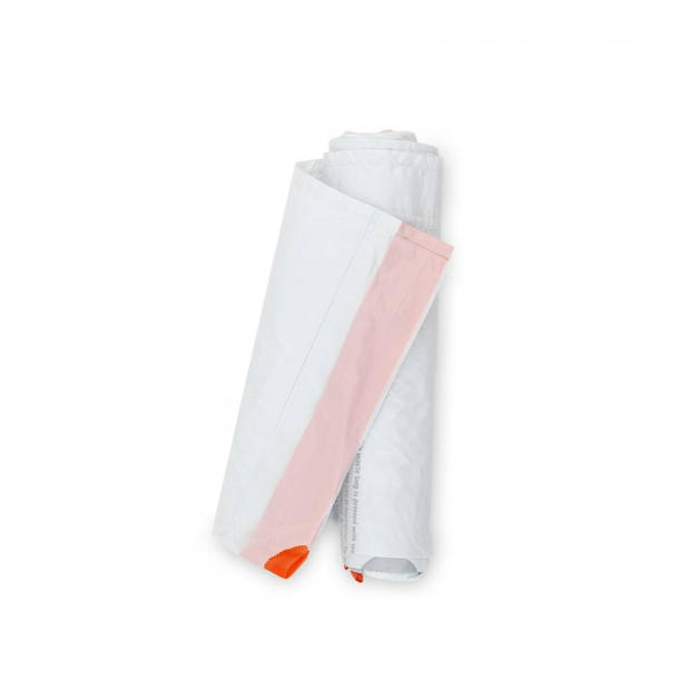 Brabantia PerfectFit afvalzak met trekbandsluiting code B. 5 liter, 20 stuks/rol - White