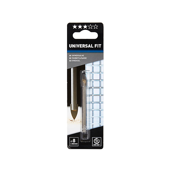Foret pour carrelage et verre 8 mm