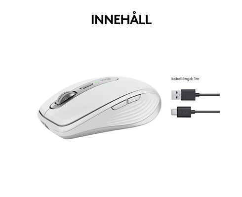 Logitech MX Anywhere 3S-PALE GREY-2.4GHZ/BT