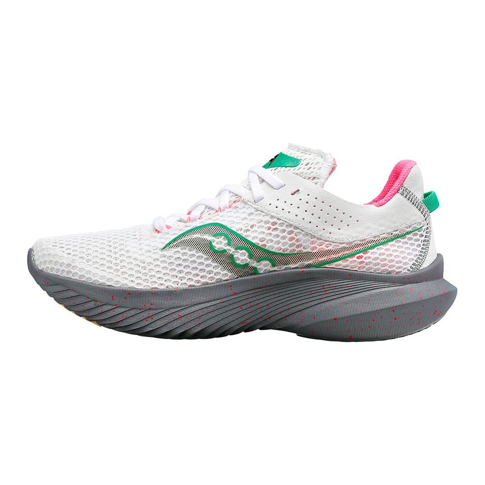 Saucony KINVARA 14 - Chaussures running Femme white/gravel