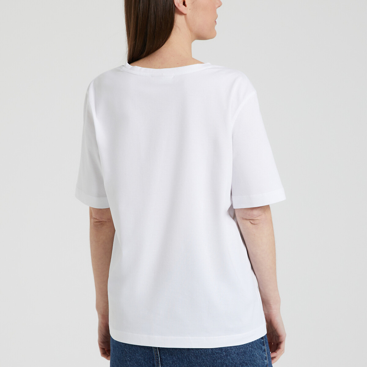 Camiseta LACOSTE com decote em V
