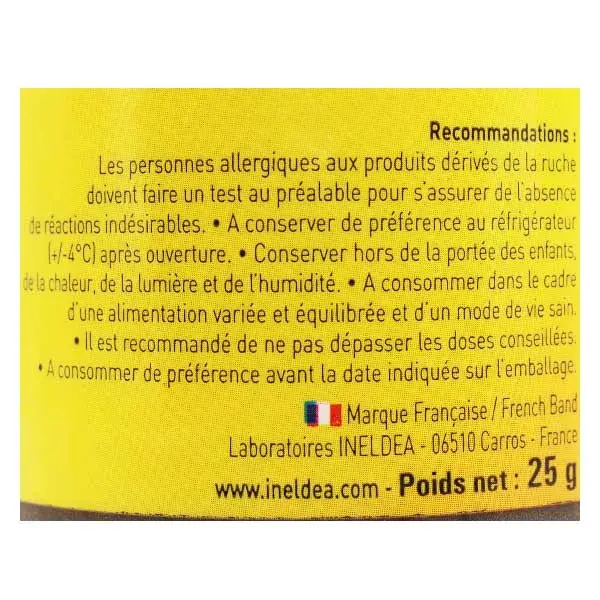 Geleia Real Orgânica NutriExpert, frasco de 25g.