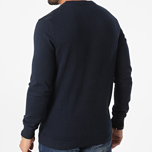 Pull Romen Pattern 16085294 Bleu Marine