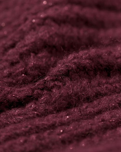 cardigan femme Grace en maille bordeaux