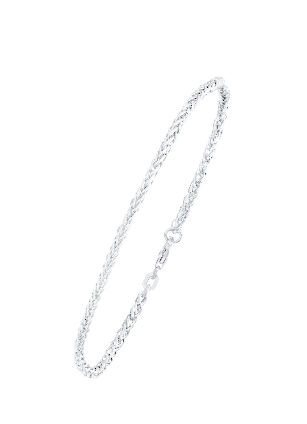 Zopfketten-Armband mit Karabiner