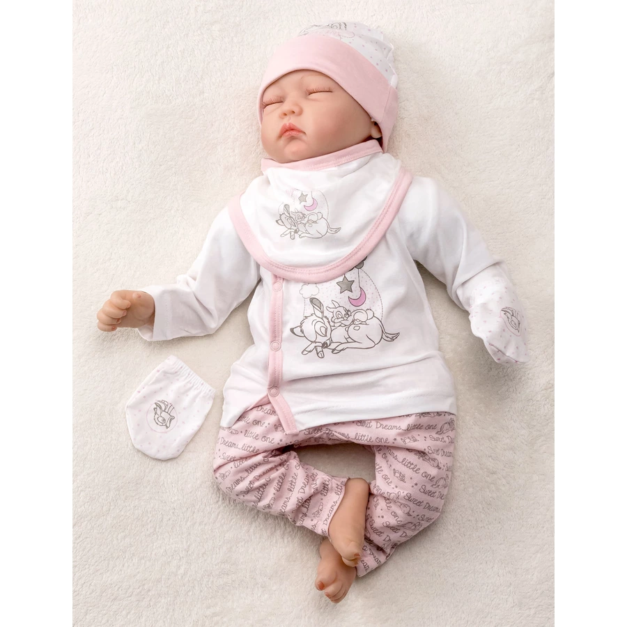 5tlg Set Baby Sweets meets  weiß rosa