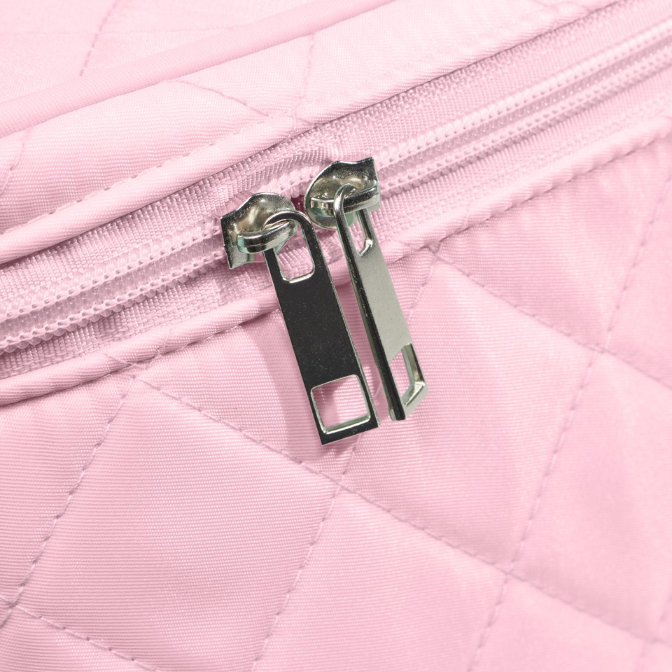 Gillian Jones - Beauty Box in quilted nylon Pink - Toilettaske