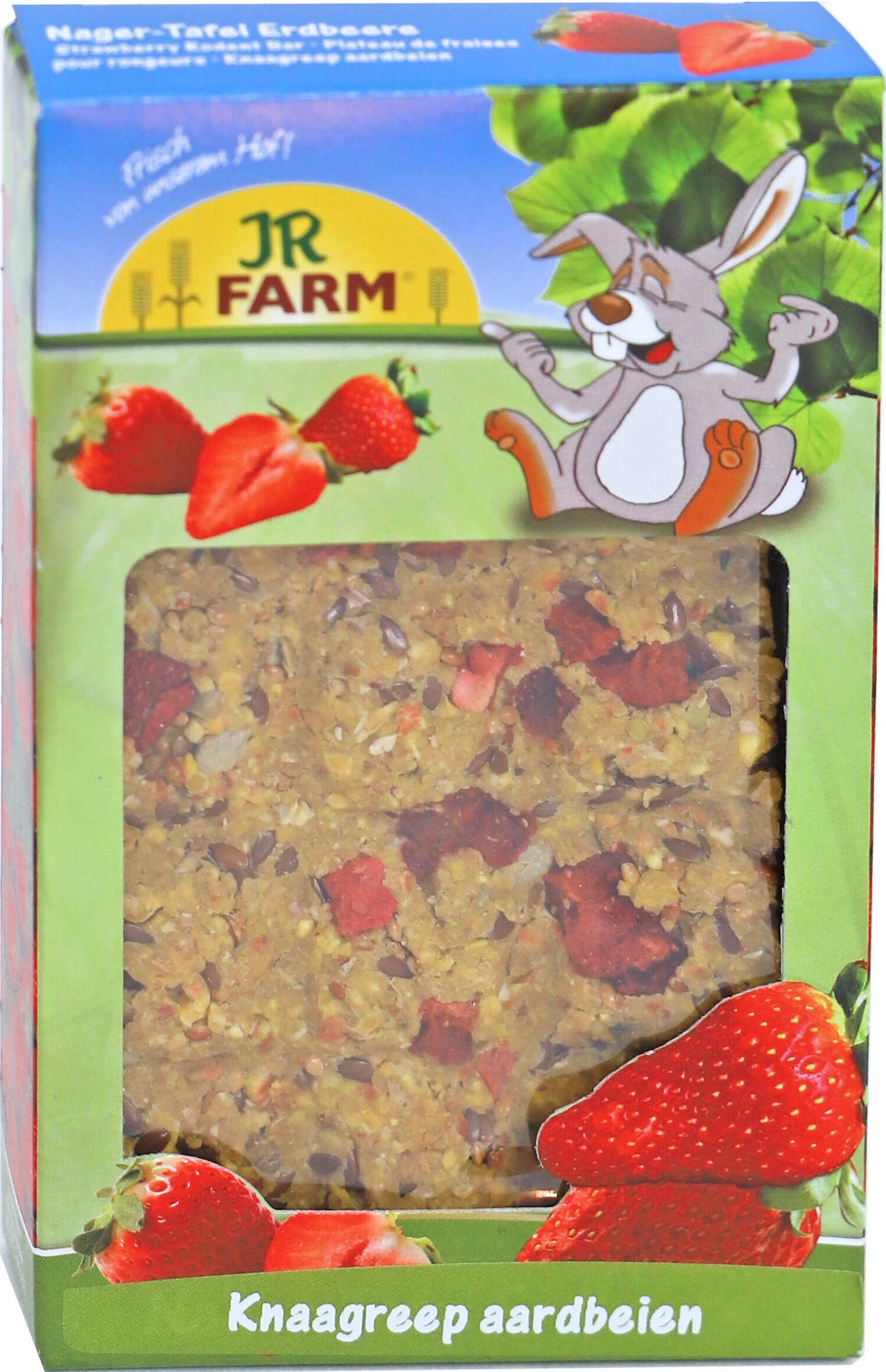 JR Farm knaagdiersnack aardbei125 g