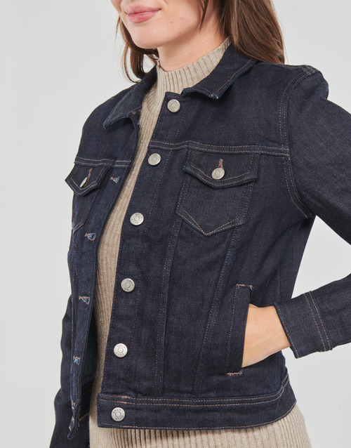 Only - ONLTIA LIFE DNM JACKET RAW PIM - Dark blue denim