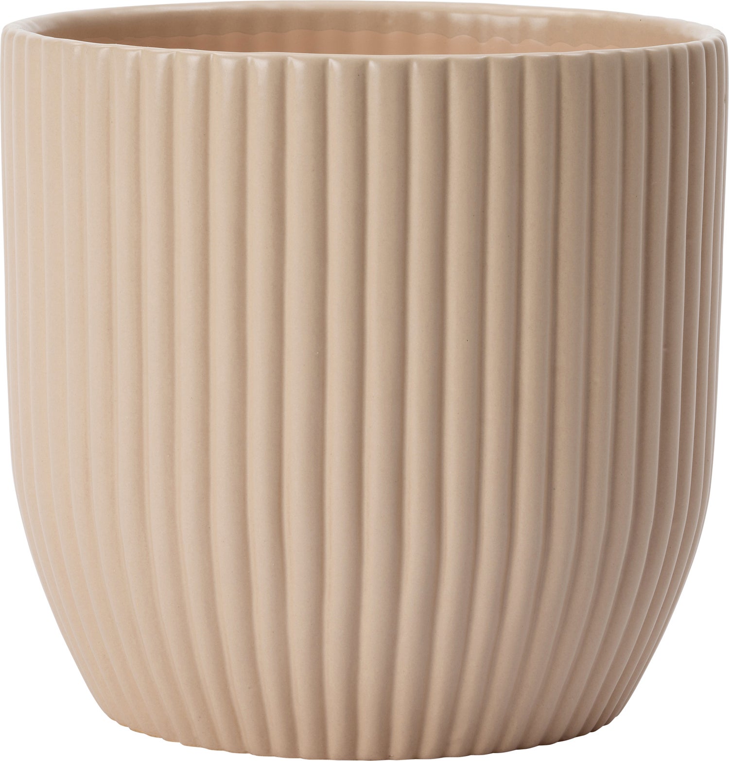 Intratuin bloempot Esmay wit / crèmeD 14 H 13 cm