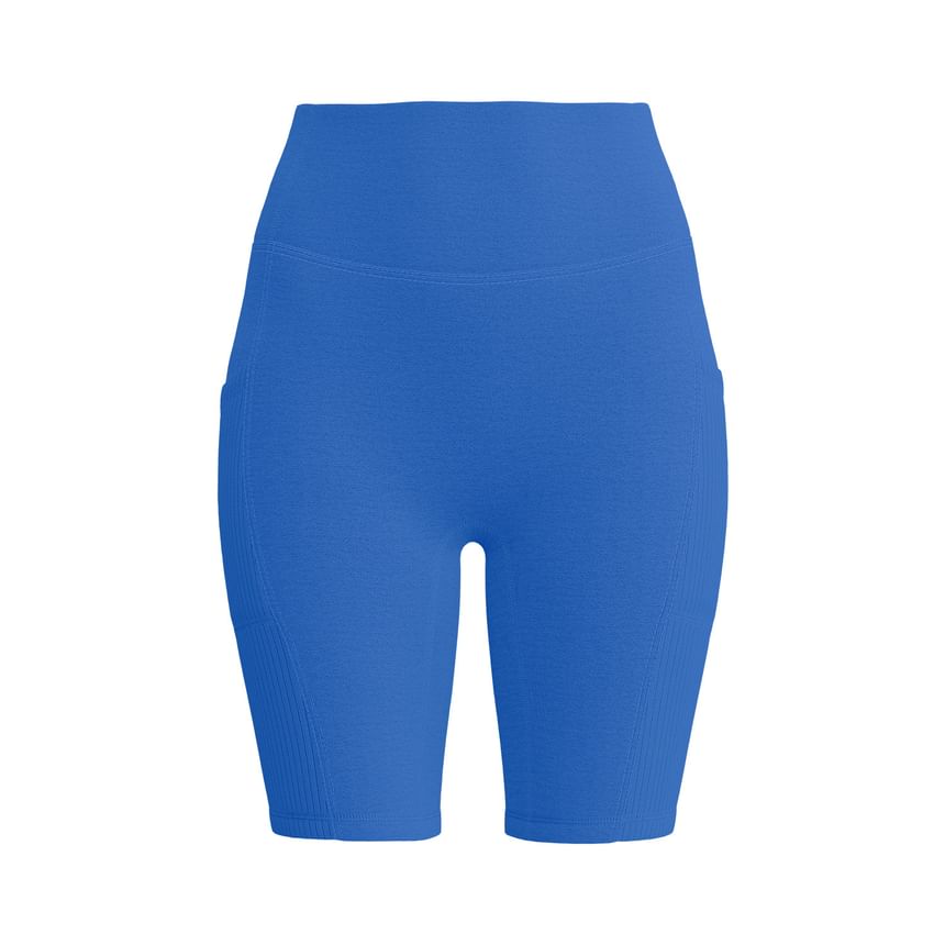 GearGal - Yogashort met effen zak en hoge taille