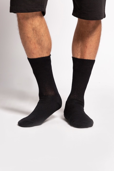 Baumwollsocken, mit Fersen- und Spitzverstärkung