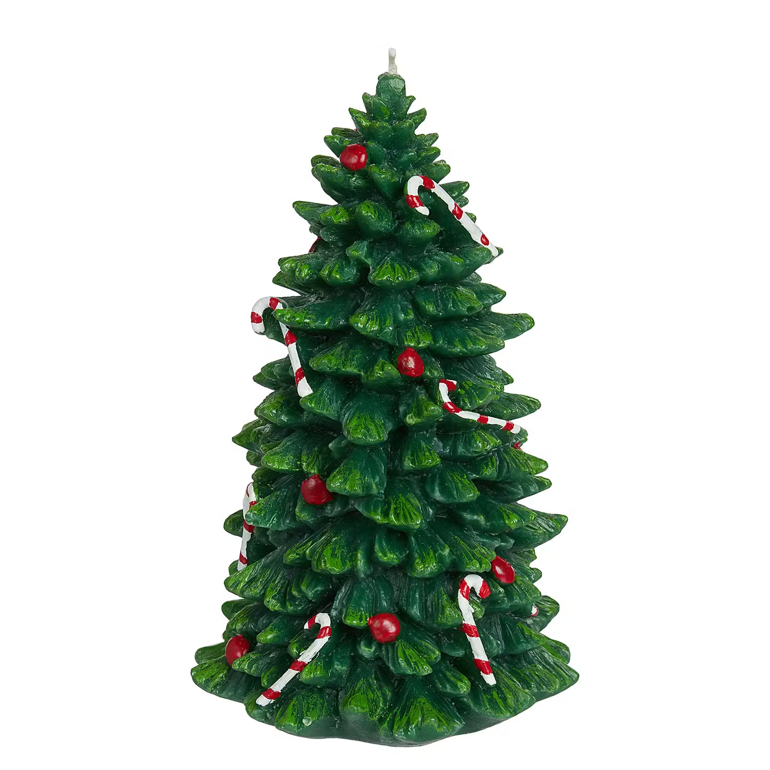 X-MAS Kerze Tannenbaum geschmückt