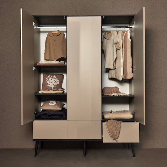 Flow armoire 3 portes   Stone        de               Quax