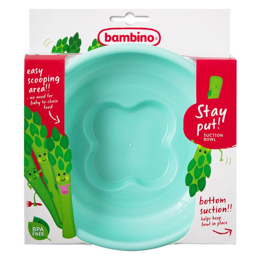 Bambino Stay Put Bowl Mint