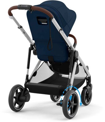 Cybex e-GAZELLE S Sportsvogn, Ocean Blue/Silver