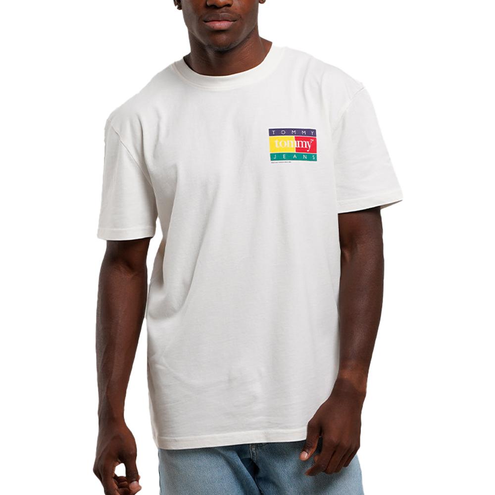 Tommy Hilfiger T-shirt Blanc/Multicolore Homme Tommy Hilfiger Color
