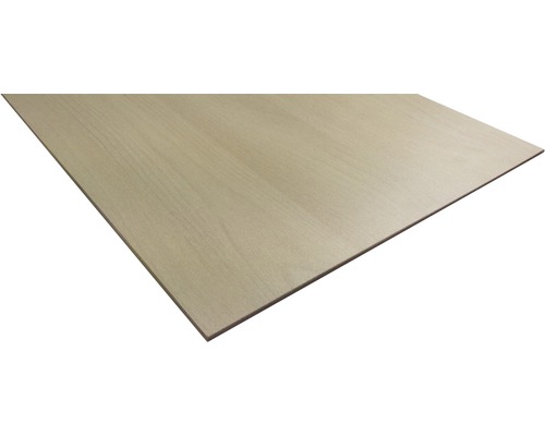 Dunne MDF-plaat met vaste maat, aan één zijde esdoorn, 1200 x 600 x 3 mm