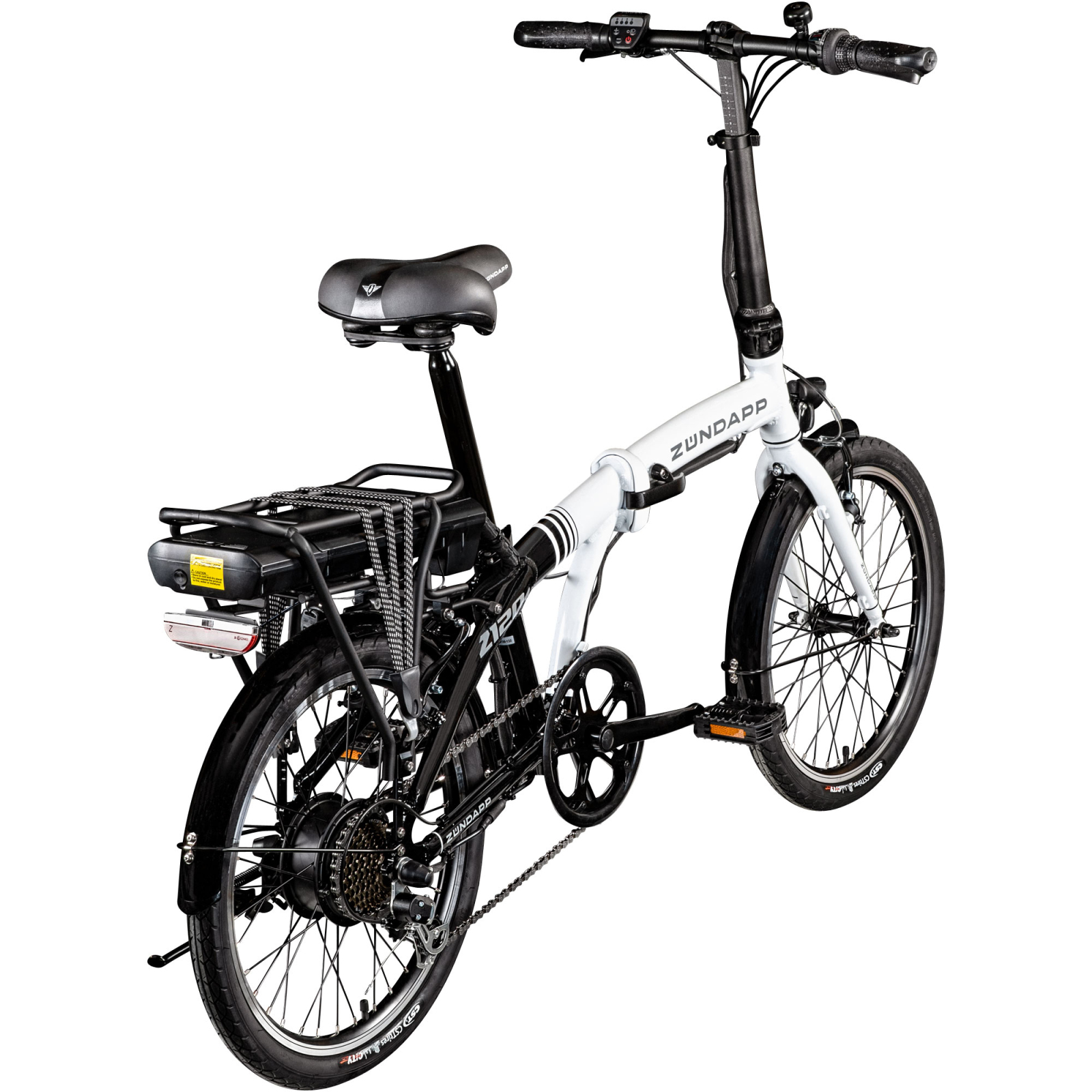 ZÜNDAPP Elektro-Klapprad Z120 - schwarz-weiß - 20