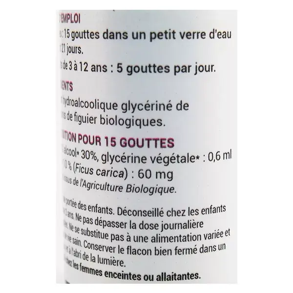 Macerado de glicerina de figo orgânico Oemine 30ml