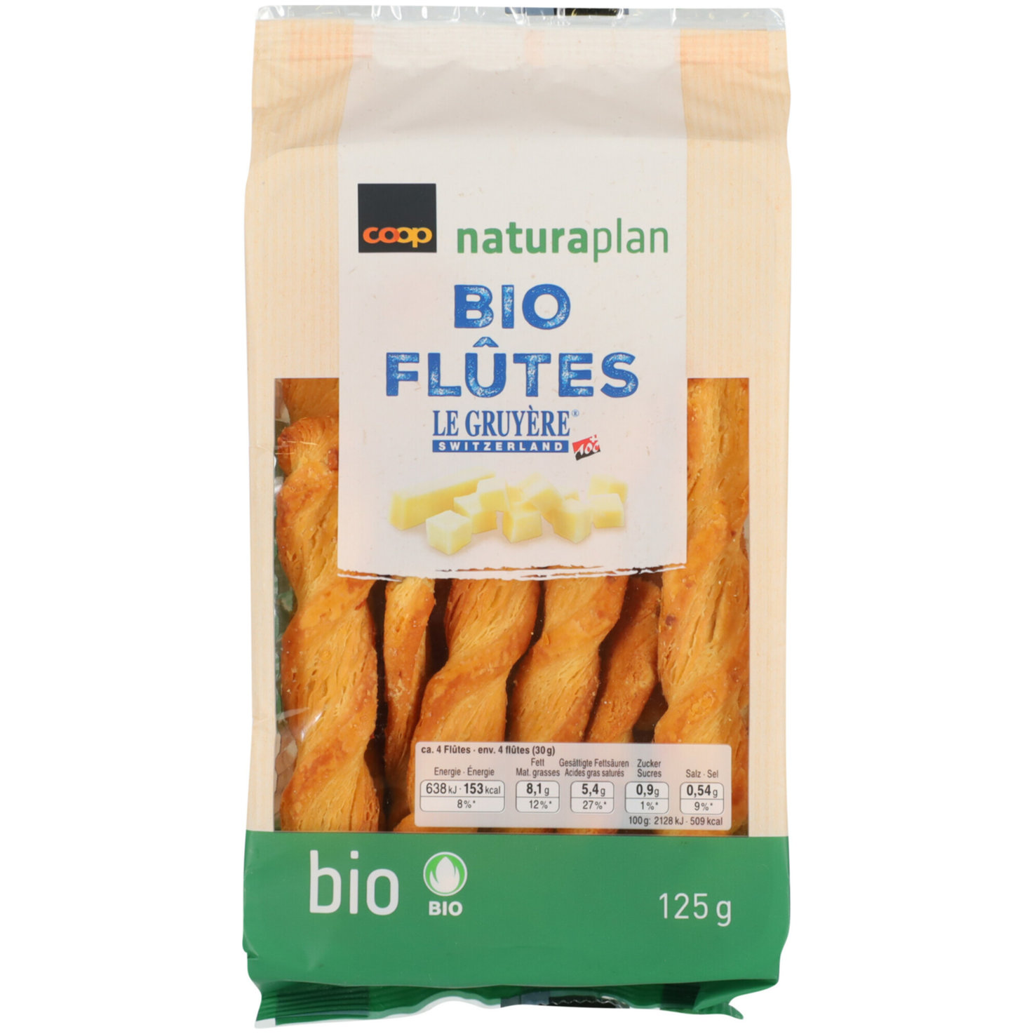 Naturaplan Bio Flûtes Gruyère