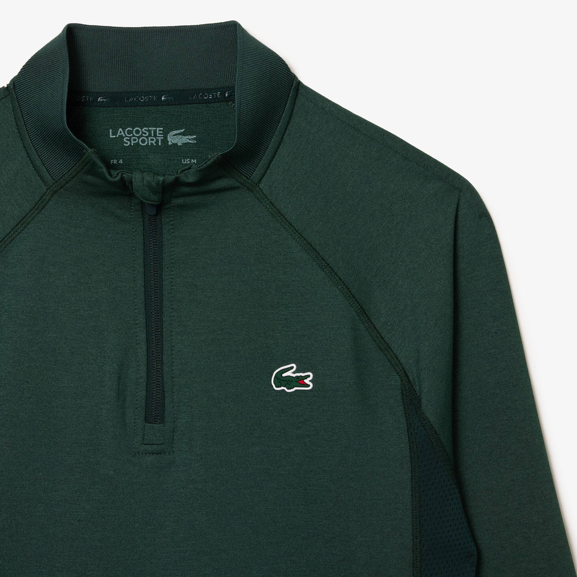 Herren LACOSTE GOLF Sweatshirt mit Rundhals mit Einsatz Sweatshirts - Grün - Lacoste - Herren