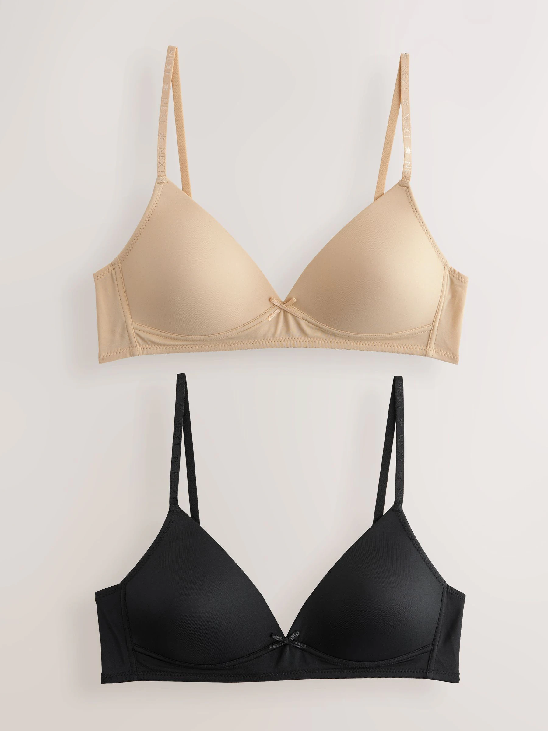 Camel/zwart - Set van 2 sportbeha's