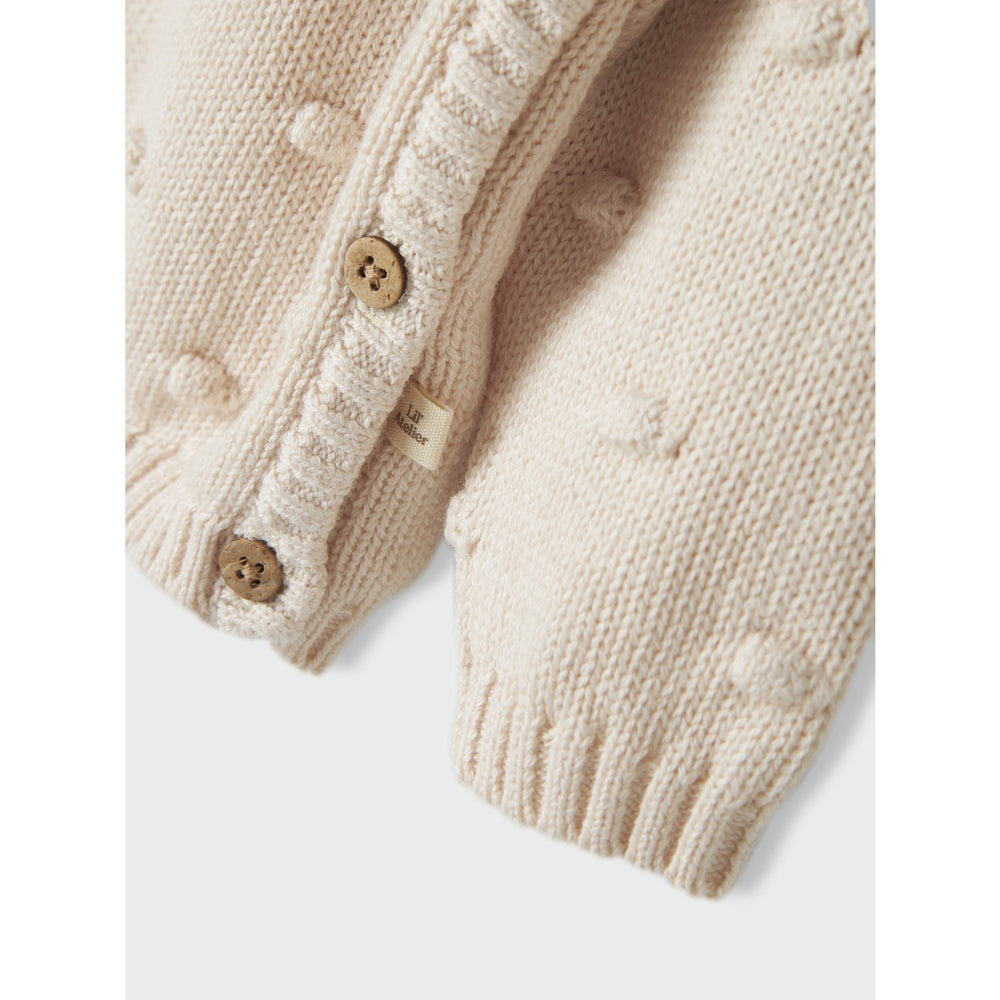 Køb Lil'Atelier Pastel Parchment Nbfgable Ls Slå-om Strik Lil