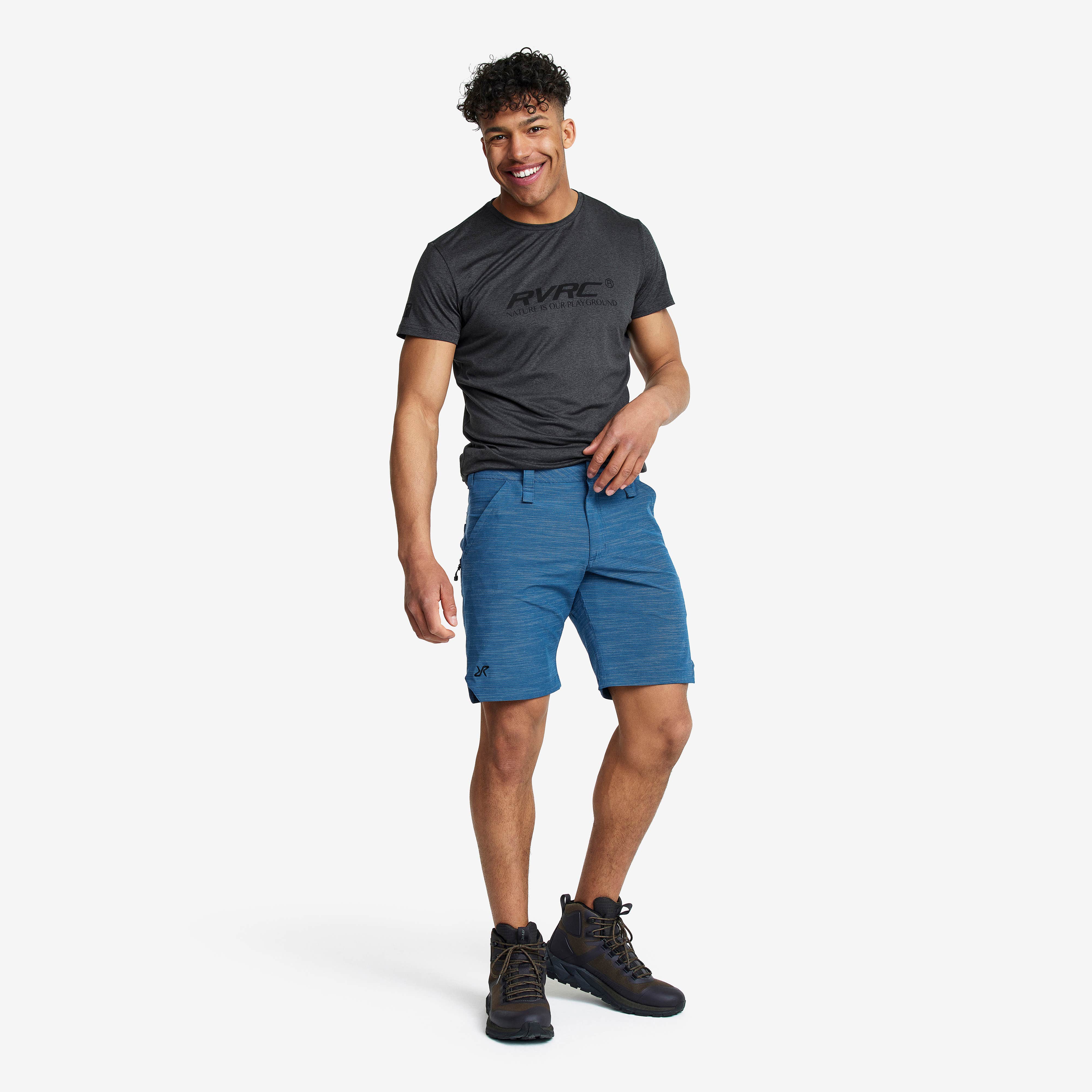 Hike & Dive Shorts Herre Dark Blue