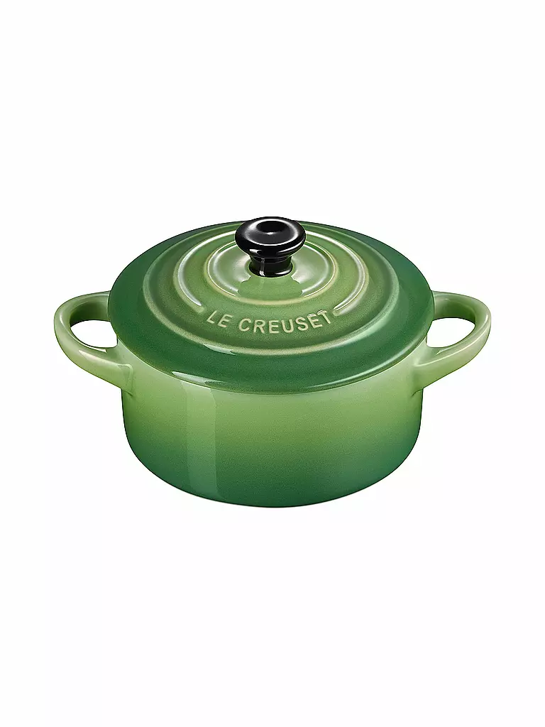 LE CREUSET Mini-Cocotte Poterie 10cm/0,2L Bamboo Green grün