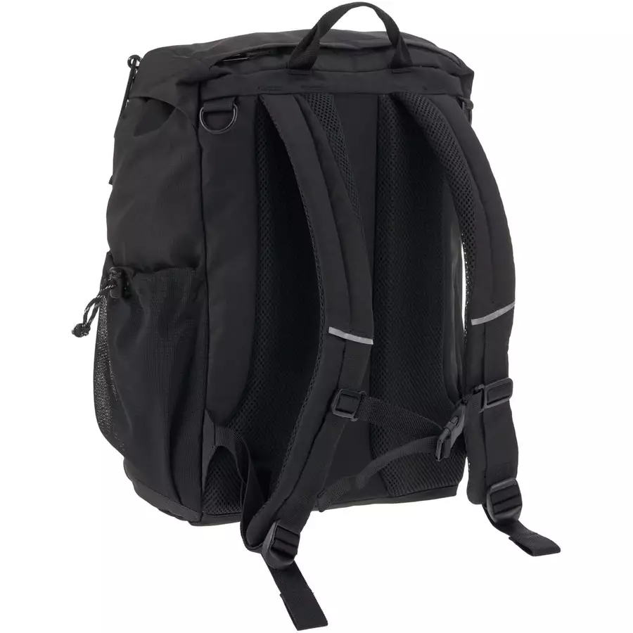 LÄSSIG Wickelrucksack Outdoor Backpack black