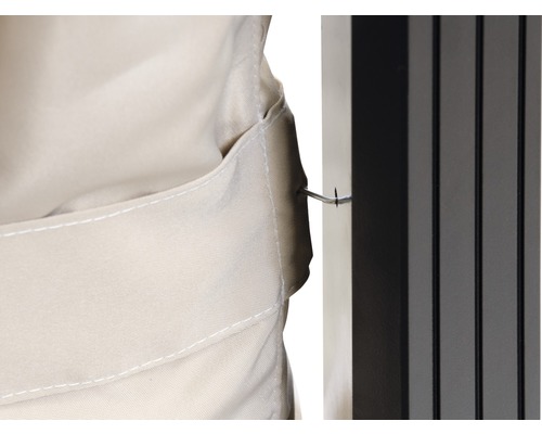 Zijpaneelset voor Costa paviljoen, beige