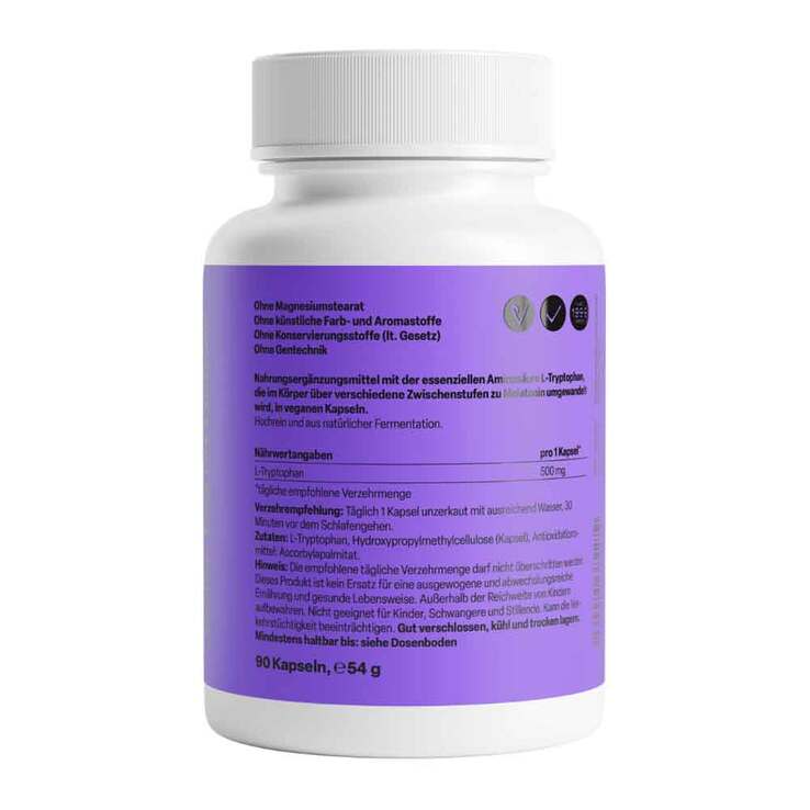 L-Tryptophan 500 mg Kapseln, 90 St