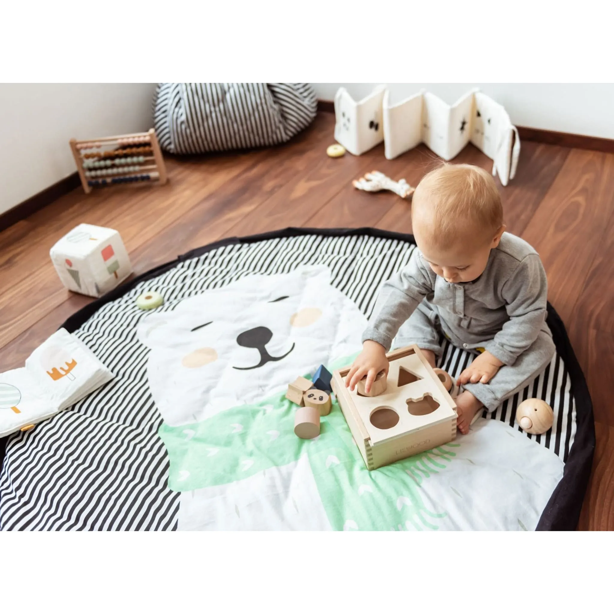 Play N Go Tapis de Rangement Play N Go - Ours Polaire