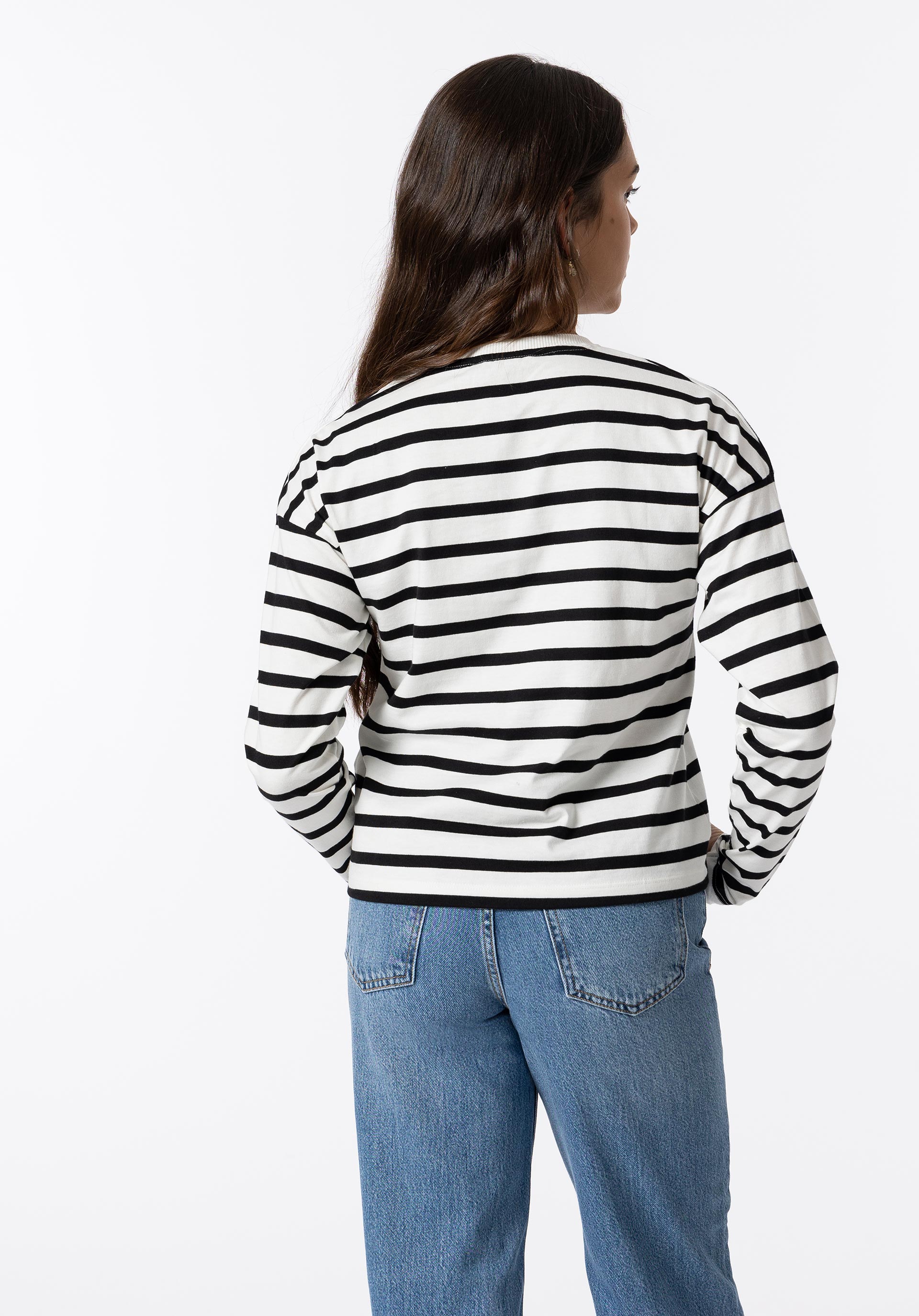 T-shirt às Riscas