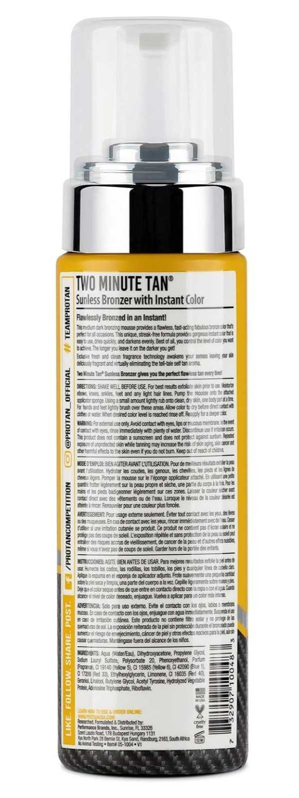 Pro Two Minute Tan - Mousse Autobronzeadora 207 ml