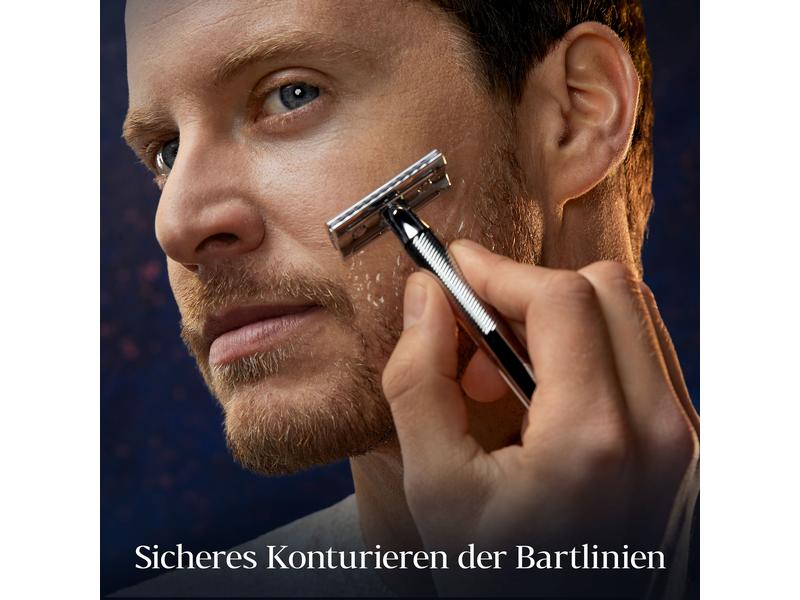 King C. Gillette Rasierhobel mit 5 Klingen 1 Rasierer   5 K Herrenrasierer mit fünf langlebigen Rasierklingen