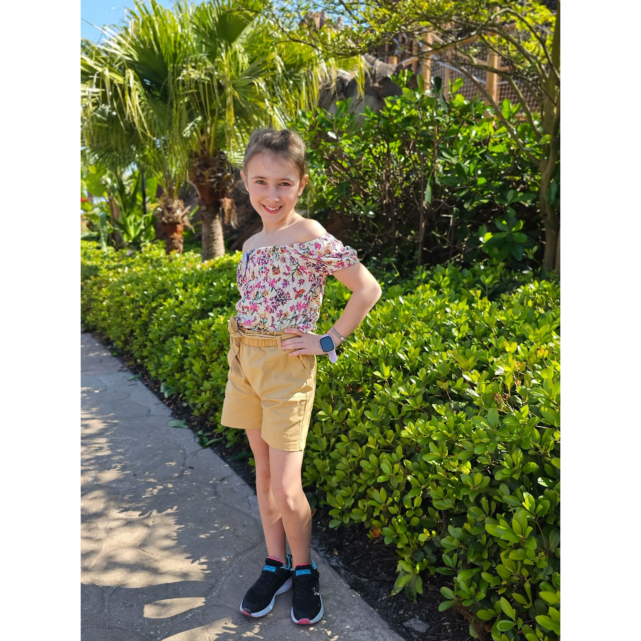 Look Short Ceinture Jardin 7-14ans