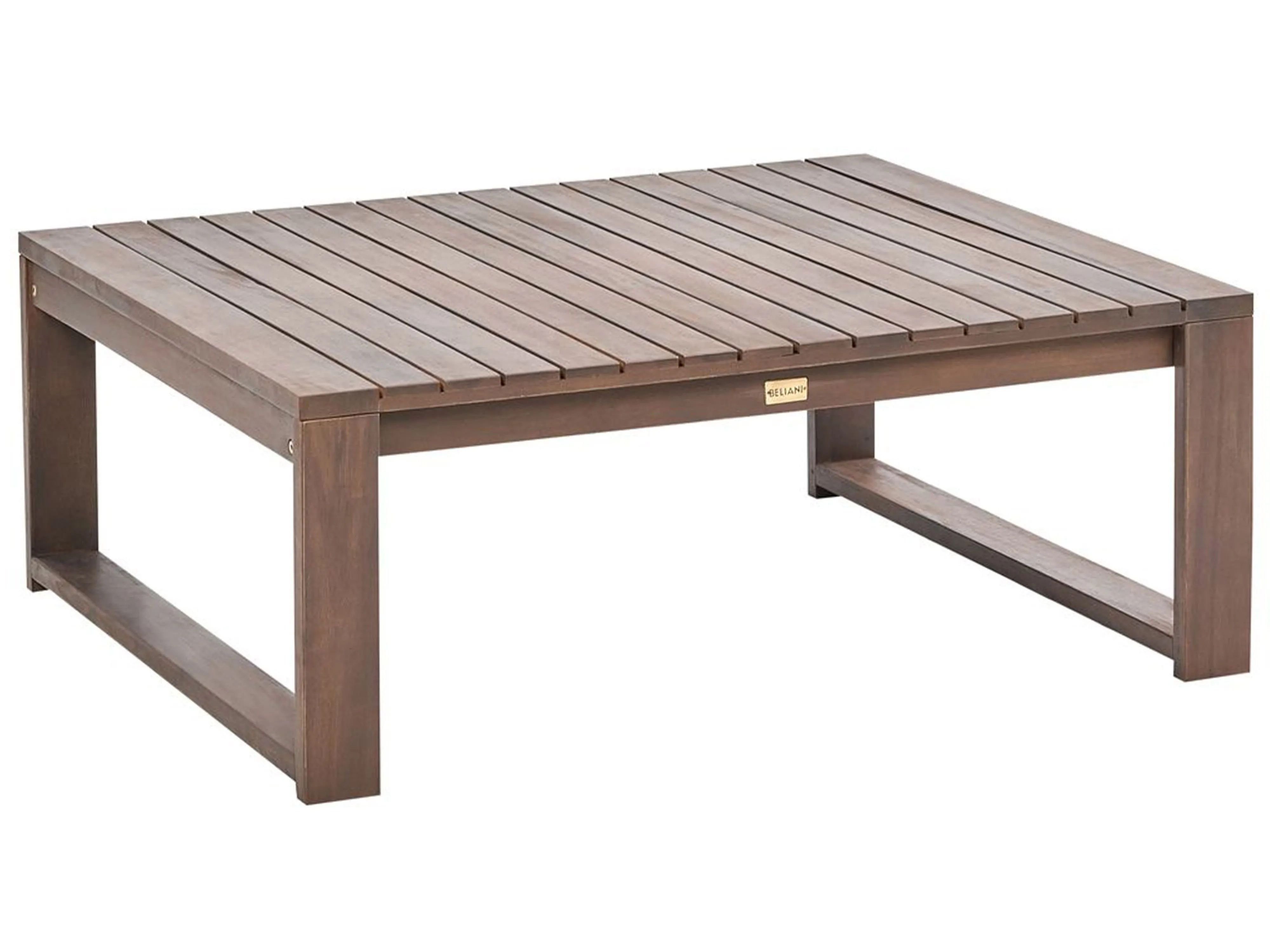 Tuin salontafel TIMOR 90 cm 75 cm Gecertificeerd acaciahout Donkerbruin