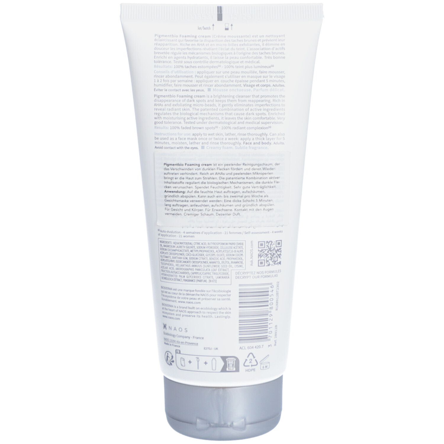 BIODERMA Pigmentbio Foaming Cream - Jetzt 25% sparen mit Code 